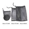 Mesh Storage Bag Nylon Mesh Bag Shopping Bag Multipurpose Nylon Drawstring Sack Durable Portable Golf Ball Mesh Bag