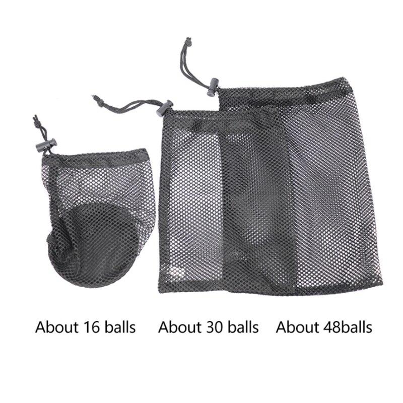 Mesh Storage Bag Nylon Mesh Bag Shopping Bag Multipurpose Nylon Drawstring Sack Durable Portable Golf Ball Mesh Bag