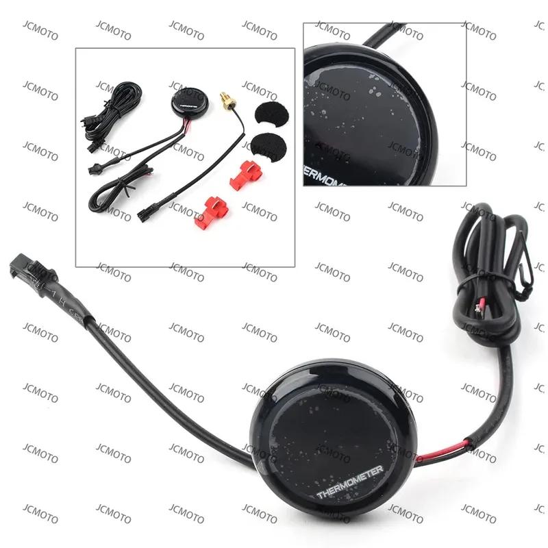 Motorcycle Universal Red LCD Digital Thermometer Water Temperature Sensor Gauge Display