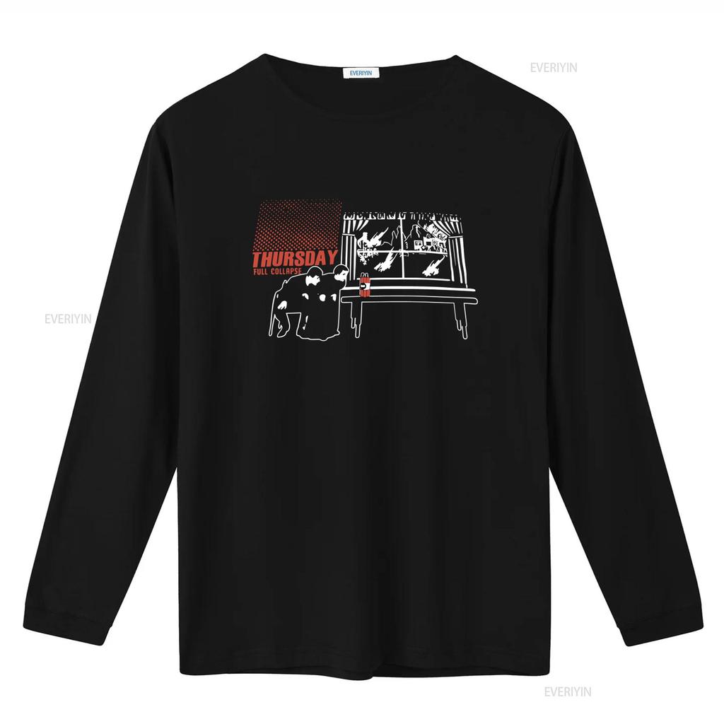 Czwartek Koszulka Zespołu Hardcore Full Collapse Wznowiona Bawełniana Streetwear vintage Prana Oddychająca Lekko Wygodna Stylowa