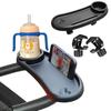 3 In 1 Baby Stroller Dinner Table Tray Phone Stand Plate Accessories Supplies for Toddler Infant Girl Boy Milk Bottle Cup Holder