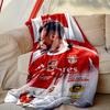 1pc SL Benfica Blanket, Home Printed Throw Blanket - Soft Blanket Gift for Family, Washable Sofa Bed Blanket