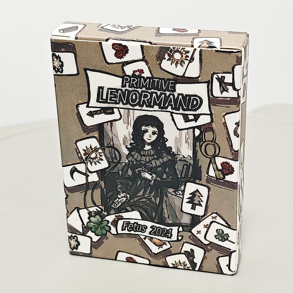 Primitive Lenormand Deck Rana System 9*6cm 42 Pcs Beginner-Friendly Lenormand Cards