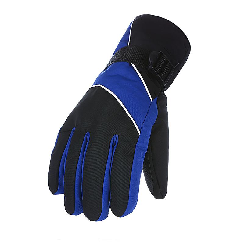 Winter motorcycle bicycle warm riding gloves men's and women's outdoor sports velvet windproof mountaineering ski gloves