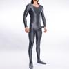 Sexy Men Cock Ring Maid Tights Oil Glossy Shiny Elastic Bodysuit Rompers U Convex Bulge Pouch Leotard One Piece Thong