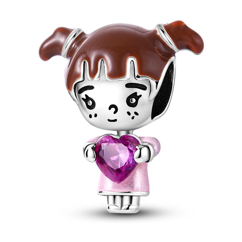 Copper Cute Boy With Girl Sports Cooking Love Couple Charm Bead Charms Bead Charms Compatible With Pandora Authentic Bracelets Do It Yourself Fine Jew