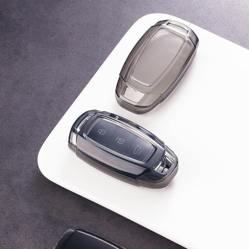 Housse de clé de voiture pour Hyundai Creta, ix35, Elantra, Venue, Kona, Fiesta, Verna, IX