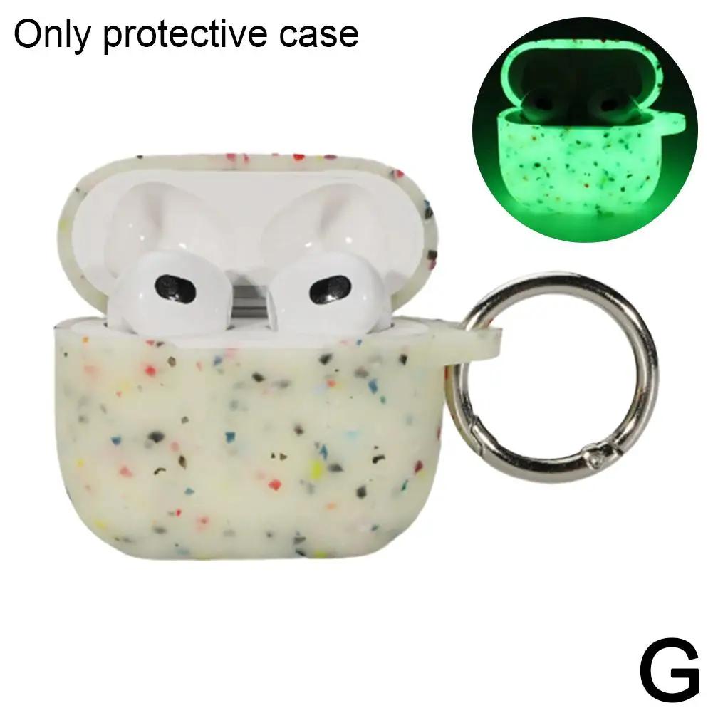Pro Apple AirPods 4 Bezdrátová Bluetooth sluchátka Ochranný Silikonový Kryt Měkký Svítící Tekutý Pouzdro Sluchátka Z3I5