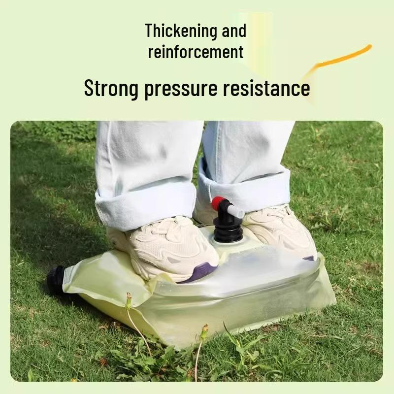 Portable Outdoor Folding Water Bag - Large Capacity, Food-Grade, Thickened Storage for Camping & Festivals
