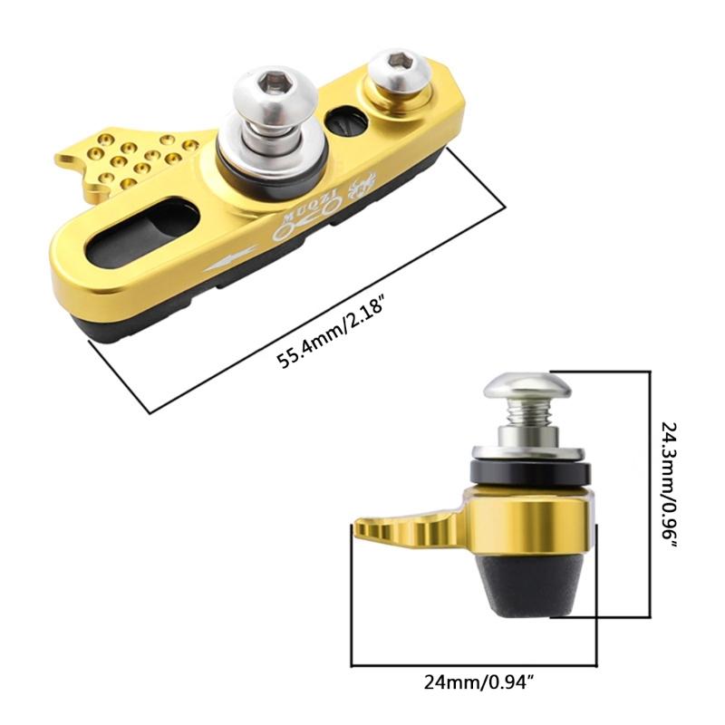 Aluminum Alloy Bicycle Brake Pad Practical Bike Brake Pads Folding Bike Brake Shoes Pads Replacement Cycling Accessories