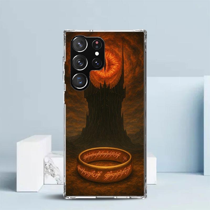 The L-Lord of The R-Rings Soft Cover for Samsung Galaxy S25 Edge S26 S24 S23 Ultra Phone Case S22 S21 Plus S20 FE Print Pattern