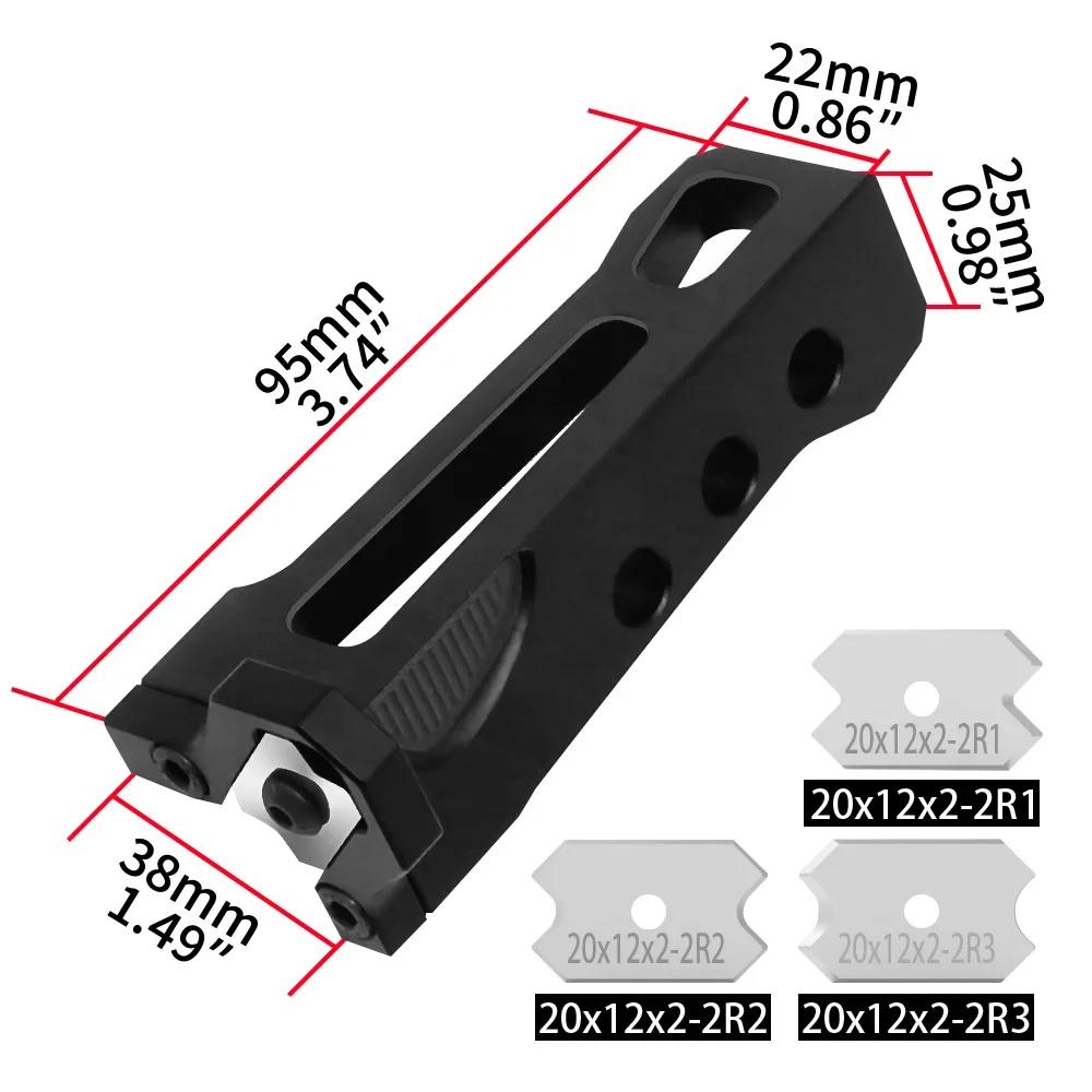Woodworking Chamfer Plane Edge Banding Arc Trimming Manual Planer Wood Chamfering Fillet Scraper Board Deburring Tool