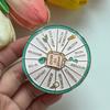 What To Read Wheel Brooch Pin Rotatable Spinning Wheel Enamel Lapel Pin Aesthetic Arts Badge Gift for Kids Teens Women And Men