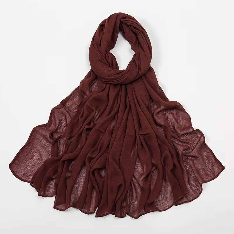 2024 Soft Rayon Cotton Muslim Hijabs for Women Scarf Plain Shawls Femme Musulman Viscose Rayon Headscarf Islamic Turban Headband