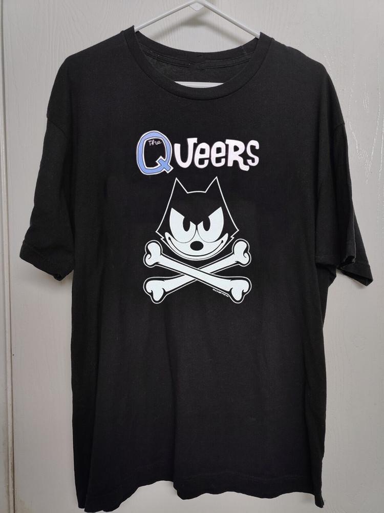 Футболка с классическим логотипом группы The Queers, все размеры S-5XL, подарок фанатам, AL827, унисекс XL