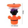 1/2"Male Thread Garden Watering Sprinkler 360° Rotating Lawn Flower Field Orchard Irrigation Nozzle Oscillating Rotary Sprinkler
