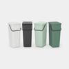 Brabantia poubelle waste bin sort &amp; go 40 l - jade green