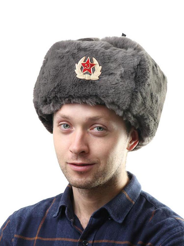 Russian Ushanka Hat Winter Hats Ski Cap 