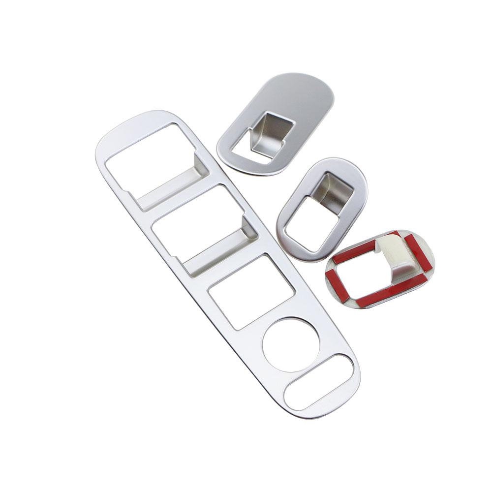For Honda HR-V 2014-2020 Left Hand Drive Car Window Lifter Panel Sticker Decoration Cover Trim Styling Interior Accessories