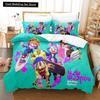 Spill Ninjala Sengetøy Sett Enkelt Twin Full Queen King Size Sengesett Voksen Barn Soverom Dynetrekk Sett 3D-trykk Kawaii Barn Camas