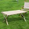 Youtuozhe Solid Wood Roll-Up Camping Table