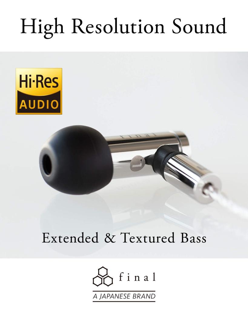 Final E5000 Earphones with MMCX Connectors and Support In-Ear Re-Cable