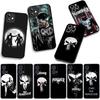 for Apple iPhone 16 15 14 Plus 13 12 Mini 17 Pro Max + ProMax 16E Air 15+ Phone Cover Case Marvel The Punisher Casing