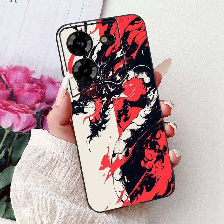 Fashion Painting Case For Tecno Pova 5 5Pro LH7n LH8n Soft Silicone TPU Phone Cases For Tecno Pova 5 Pro Pova5 Covers Bumpers
