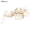 Romantic Bride Hair Jewelry Wedding Bridal Clips Flower Hair Pin Hair Combs Leaves Tiara