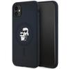 Hülle für iPhone 11 Karl Lagerfeld Karl & Choupette MagSafe Schwarz