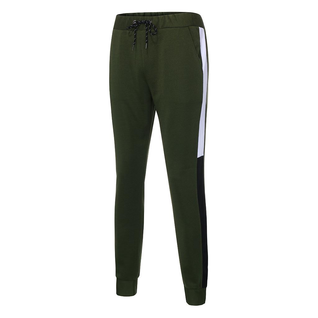 Mens  Gradient Zipper Print Sweatshirt Top Pants Sets Sport Suit Tracksuit