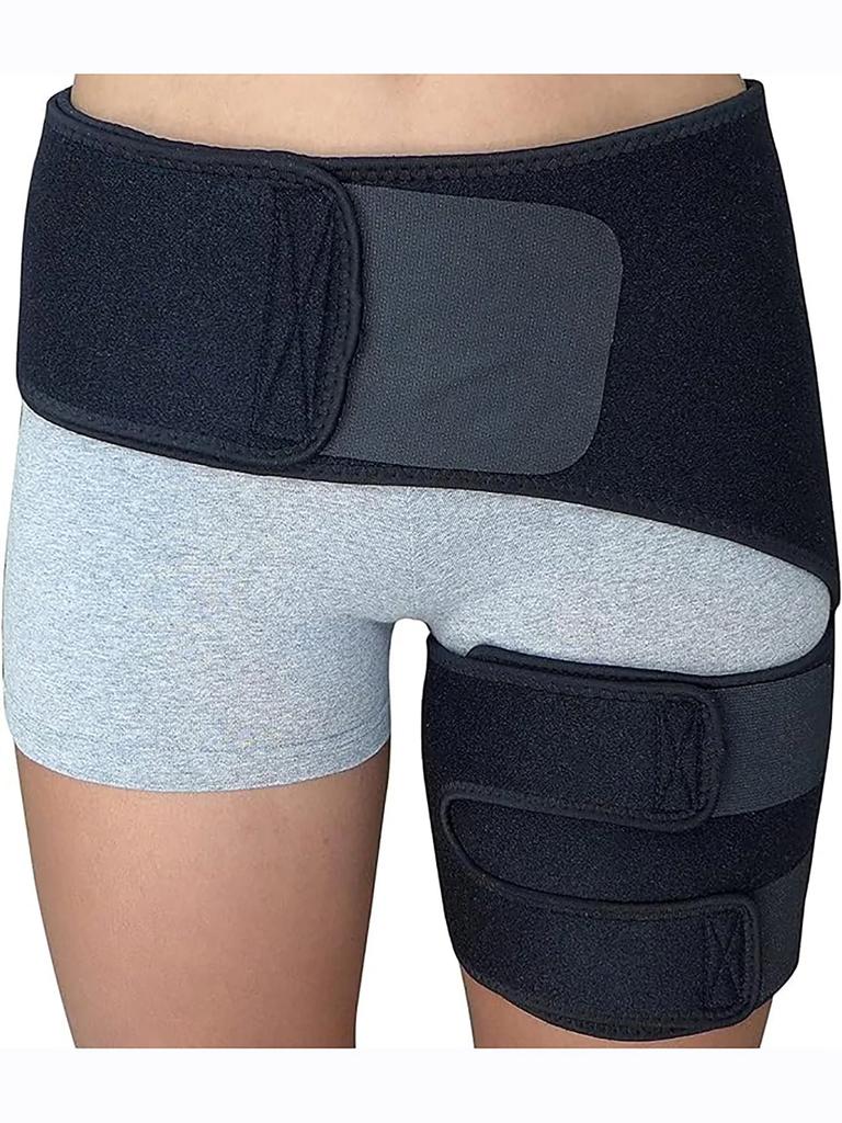 Tutore per Anca per Sollievo dal Dolore da Sciatica Manicotto a Compressione per Coscia Fascia di Supporto Lesione Muscolare alla Coscia/Inguine Nervo Sciatico
