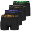 Everlast Men' Boxer Shorts 8 Pack Cotton Black Color Logo Size