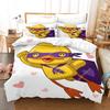 Comforter New Yellow Duck Bedding Set Single Twin Full Queen King Size Little Duck Bed Set Aldult Kid Bedroom Duvet Sets 3D Print 015