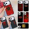 Flag of Morocco Phone Case For iPhone 17 Air 14 15 13 12 Max Cover For Apple 14 15 16 16e 11 Pro Max Plus Coque