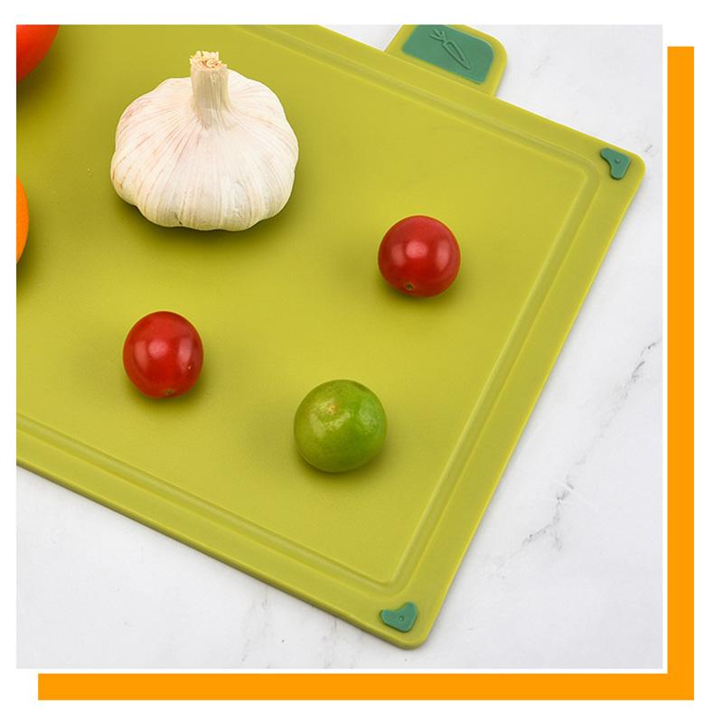 4pcs Food Classification Chopping Boards PP Portable Non Slip Cutting Boards Kitchen Tools