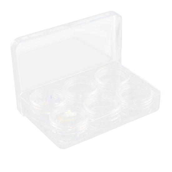 

Мини-6 сетка для дизайна ногтей коробка для хранения стразы ювелирные изделия бусины контейнер контейнер