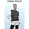 UR Women's Spliced Faux Two-Piece Knit Top