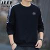 JEEP SPIRIT Men's Casual Crewneck Long-Sleeve Sweatshirt