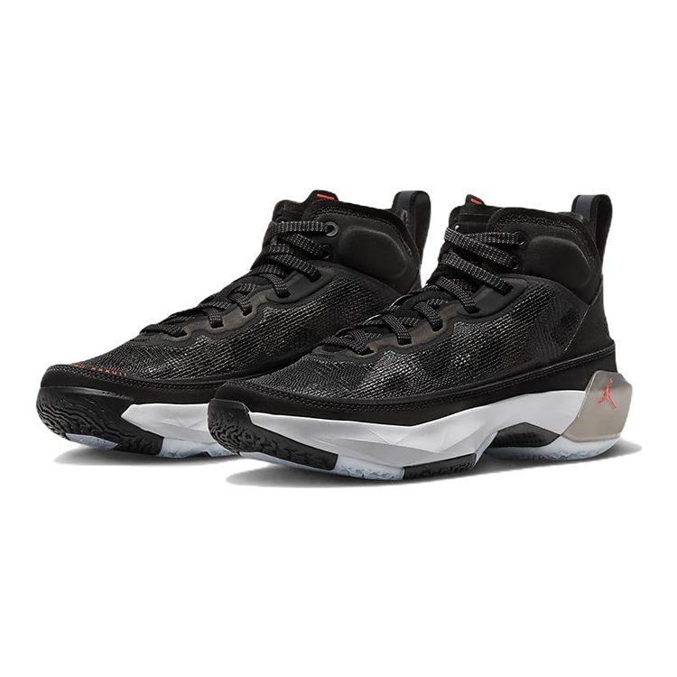 Jordan Air Jordan 37 Abrasion Resistant High top Basketball Shoes Black White Unisex DD7421-091