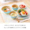 Asahi Koyo Tableware 6 Piece Blue Made In Dishwasher Microwave Tableware Series That Can Be Used As a Set Home Children's Set, Set, Gift, Japan, Safe,