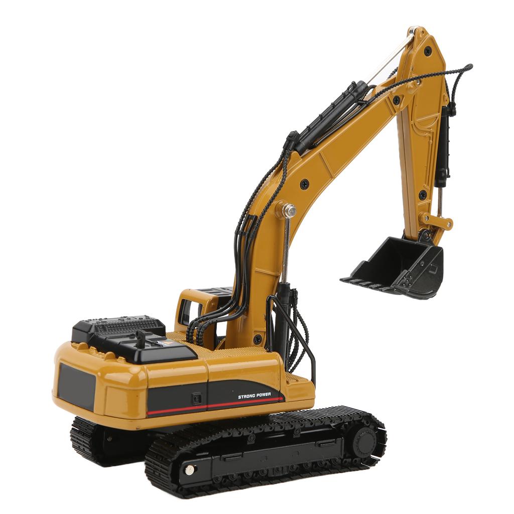 1/50 Scale Engineering Excavator Model Alloy Construction Vehicle Static Model Toy for Boys and Girls