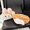 Rilakkuma Plush Tissue Box Soft Fluffy Hanging Bear Tissue Holder Cute Portable Holder Creative Home/Car Paper Storage Container