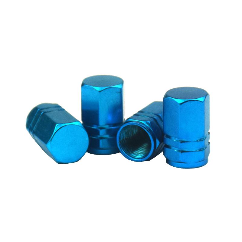 4Pcs Tire Valve Stem Caps Decorative Tires Accessories Aluminum Alloy Nipple Wheel Caps Cars Motorcycles Bicycle Cover Dustproof