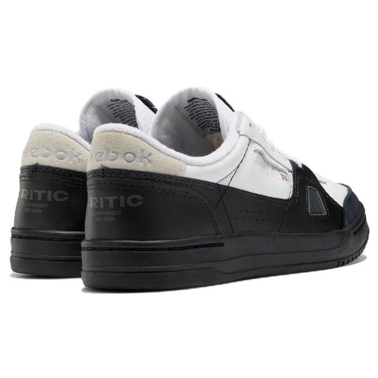 Reebok Scarpe Unisex da Skateboarding Lt Court Resistenti all'Usura Comode Bianco Nero HP5361