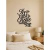 Modern Wall Art Metal Sign Elegant Living Room Cafe Kitchen Decor