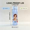 1PC Little Girl Swing Cartoon Print 750ml Color Plastic Sports Water Bottle Leakproof Flip Straw Lid Suitable for Sports Office Home Use