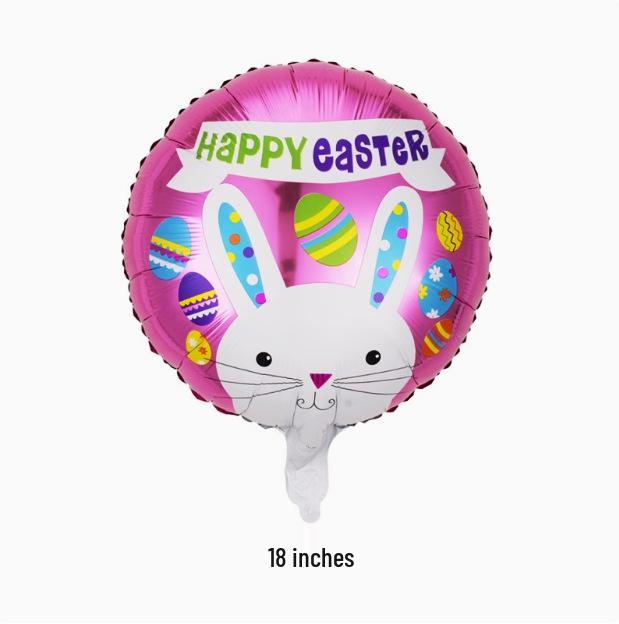 Oster-Folienballons - Eier, Hase, Küken, Kaninchen Cartoon-Formen für Partydekorationen