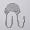 Solid Color Lace-up Knitted Hat, Photo Artifact Rabbit Down Rabbit Fur, Windproof Soft Waxy Bag Head In Autumn and Winter, Showing Face and Small Ear