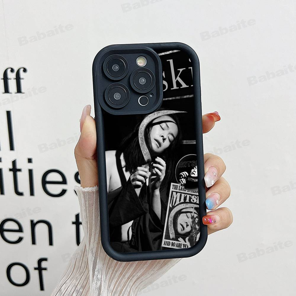 Beliebte Sängerin M-Mitski Handyhülle für iPhone 17 16 15 14 Plus 13 12 11 Pro Max Silikonhülle